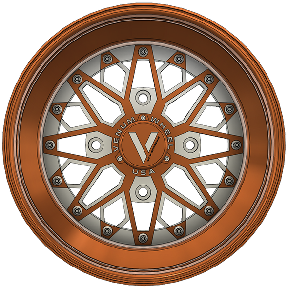 V-8 UTV Wheels Billet Aluminum Lightweight For Can Am Rzr Yxz