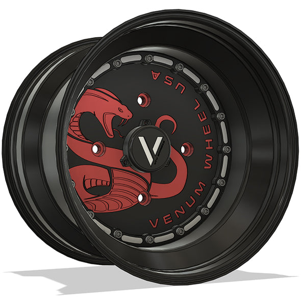 venum wheel v12 utv wheel custom engraved snake on face for can am x3 polaris rzr 1000 pro R yamaha yxz1000 off road rims custom forged wheels