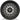 venum wheel V7 front view black milled forged billet utv wheels for off road side x side 4x110 4x137 4x156