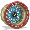 v7 gold custom wheel powder coat utv wheel rims beadlock off road for side x side sand paddles can am yamaha polaris rzr