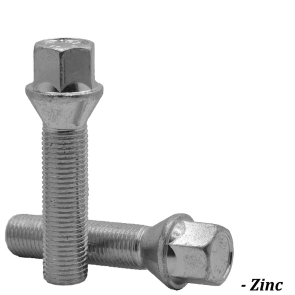 1 Pc 12x1.25 Conical Seat Lug Bolts 28 MM Shank