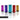 7 spline 2 inches tall durable powder coated custom color aftermarket conical seat lug nuts
