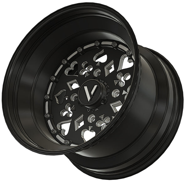 venum wheel v9 utv wheel ace of spades hearts diamond custom forged wheel billet off road rims for side x side